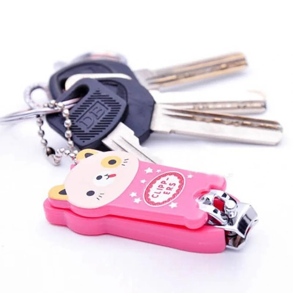 Cute Animal Keychain‎ Nail Clippers-Blue Cat